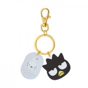 Hello Kitty Badtz-maru Besties Keychain Gri Negrii | RO_HK97150