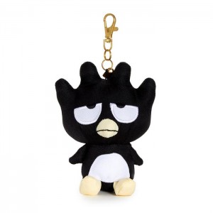 Hello Kitty Badtz-maru Mascot Keychain (Denim Series) Negrii | RO_HK29761