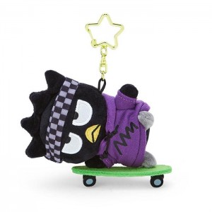 Hello Kitty Badtz-maru Plush Mascot Keychain (Sk8r Squad Series) Colorati | RO_HK98017