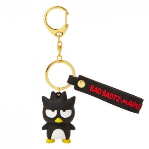 Hello Kitty Badtz-maru Signature Keychain Negrii | RO_HK56207