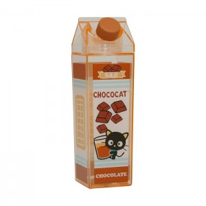 Hello Kitty Chococat Milk Carton Water Bottle (Chocolate) Maro | RO_HK54405