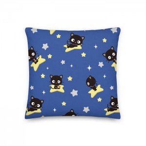 Hello Kitty Chococat Starry Night 18" Square Pillow Albastri | RO_HK13997