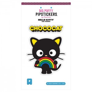 Hello Kitty Chococat x Pipsticks Big Puffy Sticker Negrii | RO_HK59281