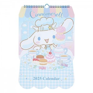 Hello Kitty Cinnamoroll 2025 Die-Cut Wall Calendar Albastri | RO_HK66030