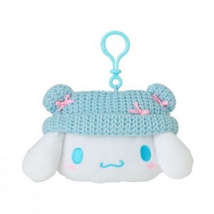 Hello Kitty Cinnamoroll Cozy Cap Mascot Clip Pouch Albastri Albi | RO_HK96230