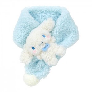 Hello Kitty Cinnamoroll Cozy Sherpa Kids Wrap Scarf Albastri | RO_HK57276