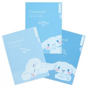 Hello Kitty Cinnamoroll Expressions 3-pc Clear File Folder Set Albastri | RO_HK99329