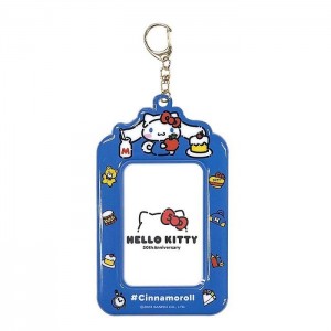 Hello Kitty Cinnamoroll ID Badge Holder (Hello, Everyone! Series) Albastri | RO_HK49332