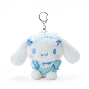 Hello Kitty Cinnamoroll Plush Mascot Keychain (Sky Blue Series) Albi Albastri | RO_HK68857