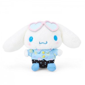 Hello Kitty Cinnamoroll Plush Mascot Keychain (Day at the Funfair Series) Albastri Albi | RO_HK99879