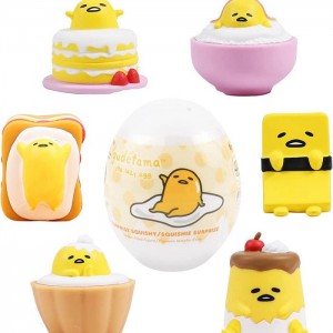 Hello Kitty Gudetama Capsule Squishies (Series 1) Galbeni | RO_HK69945