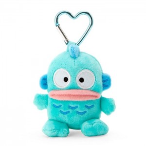 Hello Kitty Hangyodon Plush Mascot All My Heart Keychain Albastri | RO_HK62623