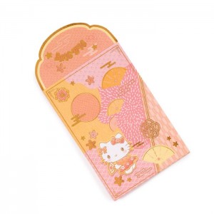 Hello Kitty Hello Kitty 4-pc Enclosure Envelopes (3D Pop-Up) Galbeni Roz | RO_HK75168