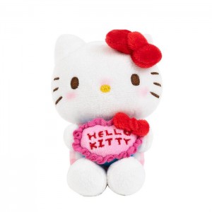 Hello Kitty Hello Kitty 50th Anniv. Plush Mascot Keychain (Full of Happy Series) Albi Roz | RO_HK89977