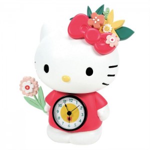 Hello Kitty Hello Kitty Blossoms Desk Clock Roz | RO_HK71426