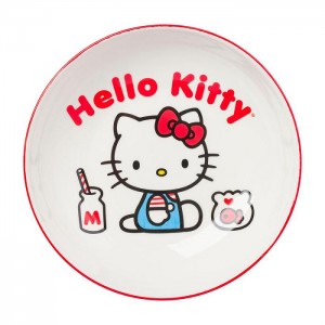 Hello Kitty Hello Kitty Ceramic Dinner Bowl (Classic Milk Bottle) Rosii | RO_HK76145