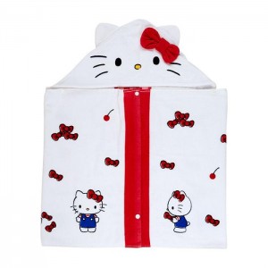 Hello Kitty Hello Kitty Cherry Kids Hooded Towel Albi Rosii | RO_HK27403