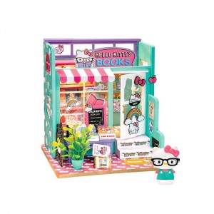 Hello Kitty Hello Kitty DIY Miniature Bookstore Verzi | RO_HK83112