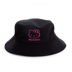 Hello Kitty Hello Kitty Embroidered Bucket Hat (Summer Vibes Edition) Negrii | RO_HK49992