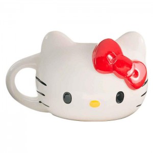 Hello Kitty Hello Kitty Face Sculpted Mug (Red) Albi | RO_HK57966