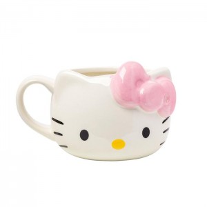 Hello Kitty Hello Kitty Face Sculpted Mug (Pink) Albi | RO_HK90856