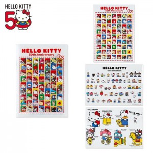 Hello Kitty Hello Kitty File Folder and Sticker Set (Hello, Everyone! Series) Colorati | RO_HK44396