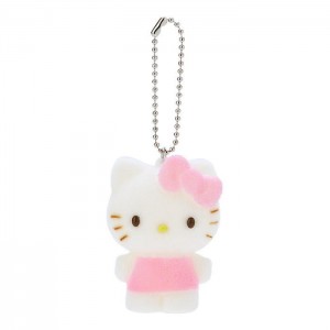 Hello Kitty Hello Kitty Flocked Keychain Mascot Roz | RO_HK49593