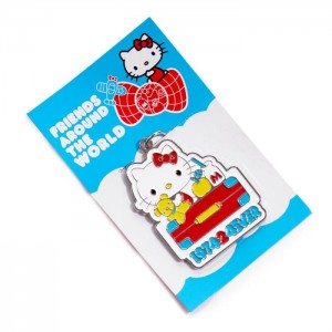 Hello Kitty Hello Kitty Friends Around The World 45th Anniversary Enamel Keychain Albastri | RO_HK58021