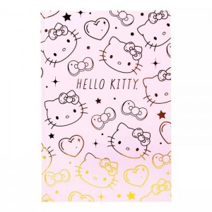 Hello Kitty Hello Kitty Gold Foil Hardcover Journal Roz | RO_HK10808