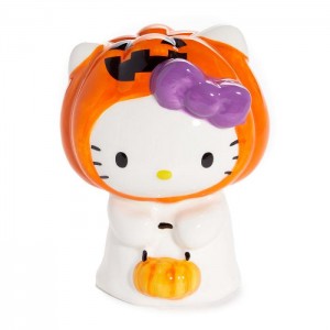 Hello Kitty Hello Kitty Halloween Trick or Treat Ghost Ceramic Figurine Portocalii | RO_HK10100