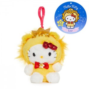 Hello Kitty Hello Kitty Leo Mascot Clip (Zodiac Series) Galbeni | RO_HK70209