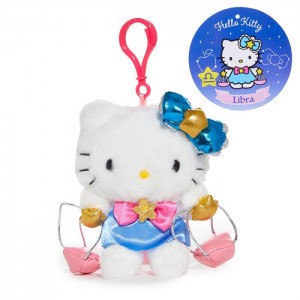 Hello Kitty Hello Kitty Libra Mascot Clip (Zodiac Series) Albastri Albi | RO_HK90377