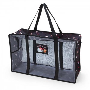 Hello Kitty Hello Kitty Mesh Storage Tote (Large) Negrii | RO_HK20498