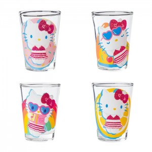 Hello Kitty Hello Kitty Mini Glass 4-Piece Set (Pool Floatie) Roz | RO_HK52070