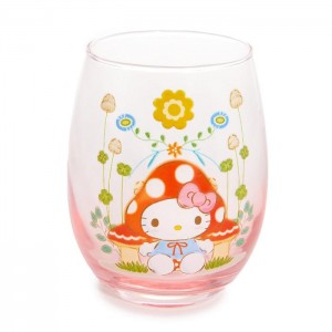 Hello Kitty Hello Kitty Mushroom Glass Tumbler Roz | RO_HK52769