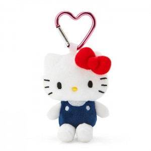 Hello Kitty Hello Kitty Plush Mascot All My Heart Keychain Albi Albastri | RO_HK92956