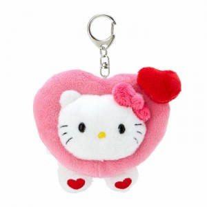 Hello Kitty Hello Kitty Plush Mascot Keychain (Big Heart Series) Roz | RO_HK20436