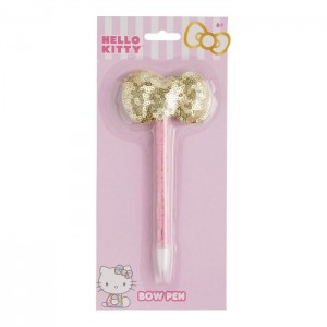 Hello Kitty Hello Kitty Sequined Bow Pen Roz | RO_HK16999