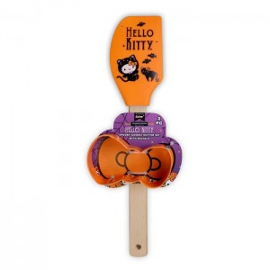 Hello Kitty Hello Kitty Spooky Cookie Cutter Set with Spatula Portocalii | RO_HK52890