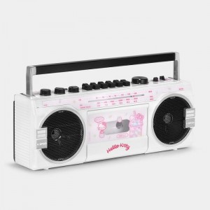 Hello Kitty Hello Kitty Strawberry Kawaii BX-85 Bluetooth Cassette Player Boombox Roz | RO_HK82753