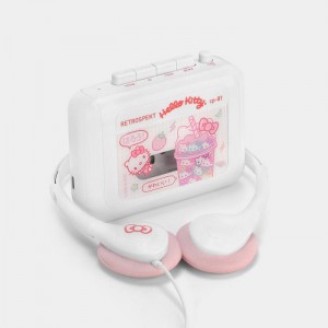 Hello Kitty Hello Kitty Strawberry Milk CP-81 Portable Cassette Player Roz | RO_HK22658