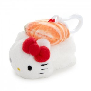 Hello Kitty Hello Kitty Sushi Mascot Clip (Salmon) Albi Portocalii | RO_HK67162