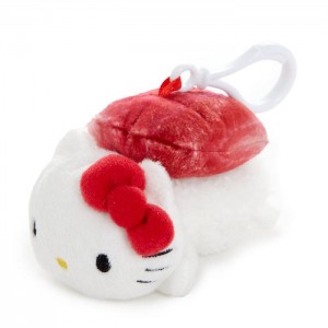 Hello Kitty Hello Kitty Sushi Mascot Clip (Tuna) Albi Rosii | RO_HK65990