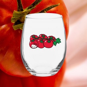 Hello Kitty Hello Kitty Tomato Glass Tumbler Rosii | RO_HK15083