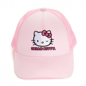 Hello Kitty Hello Kitty Winking Trucker Hat Roz | RO_HK23578