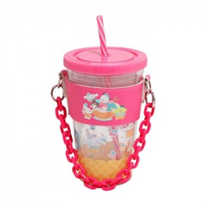 Hello Kitty Hello Kitty and Friends Acrylic Travel Tumbler With Chain Holder Roz | RO_HK71511