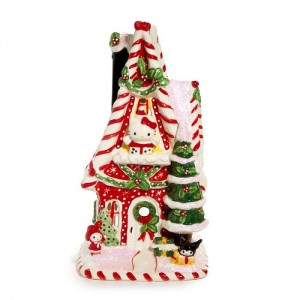 Hello Kitty Hello Kitty and Friends Ceramic Holiday Candle House Rosii | RO_HK40220