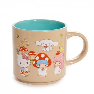 Hello Kitty Hello Kitty and Friends Mushroom Ceramic Mug Maro | RO_HK40032