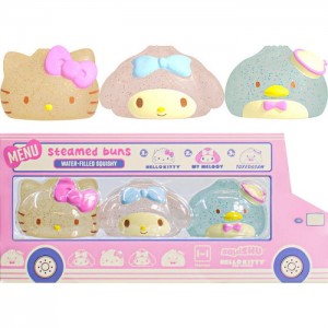 Hello Kitty Hello Kitty and Friends Steamed Bun Squishy 3-pc Gift Set Colorati | RO_HK69999