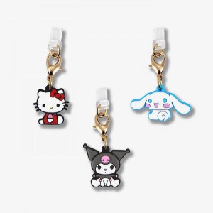 Hello Kitty Hello Kitty and Friends x Sonix Charging Port 3-Pc Charms Set Colorati | RO_HK70703